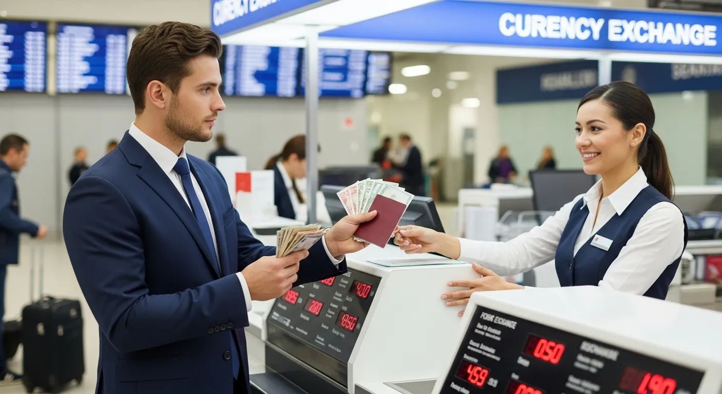 Organização financeira para troca de moeda