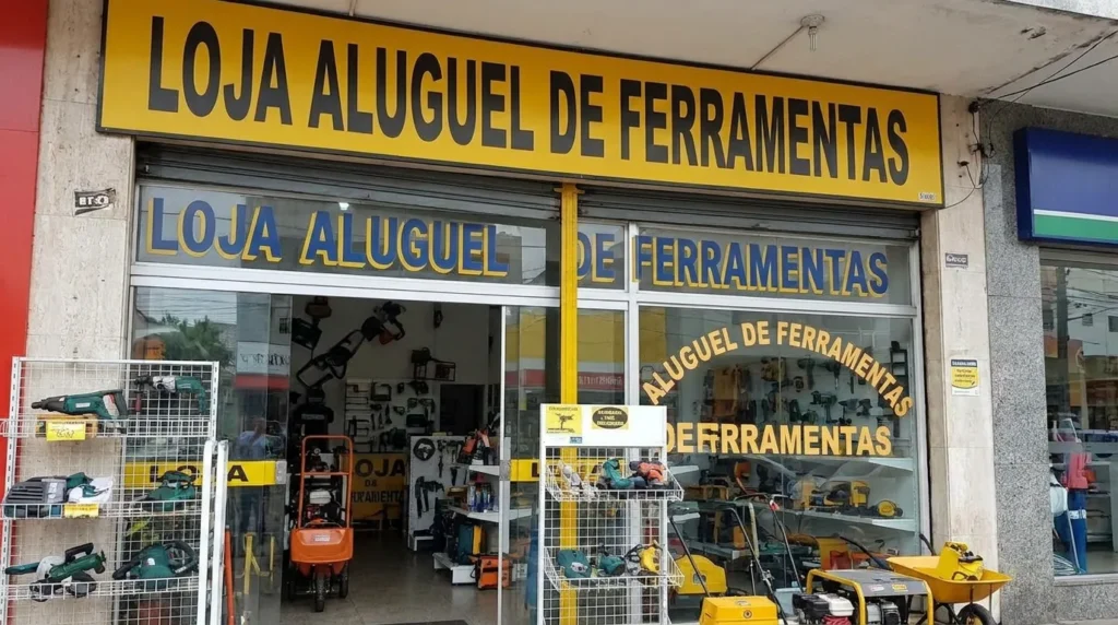 Aluguel de máquinas e ferramentas