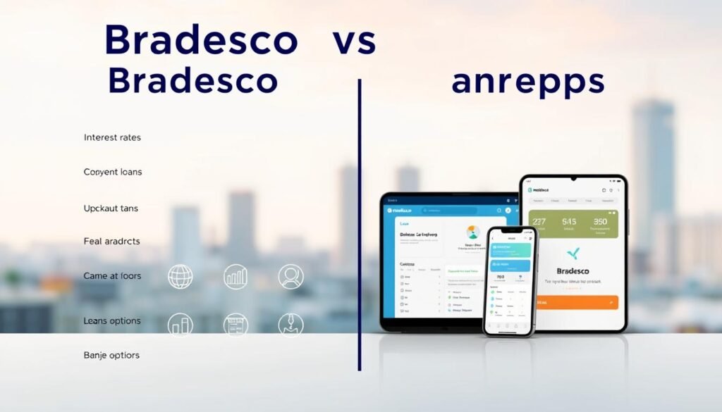 comparação com outros bancos