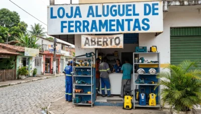 Aluguel de máquinas e ferramentas