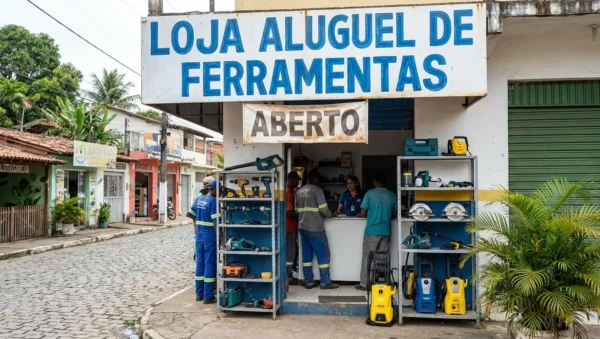 Aluguel de máquinas e ferramentas