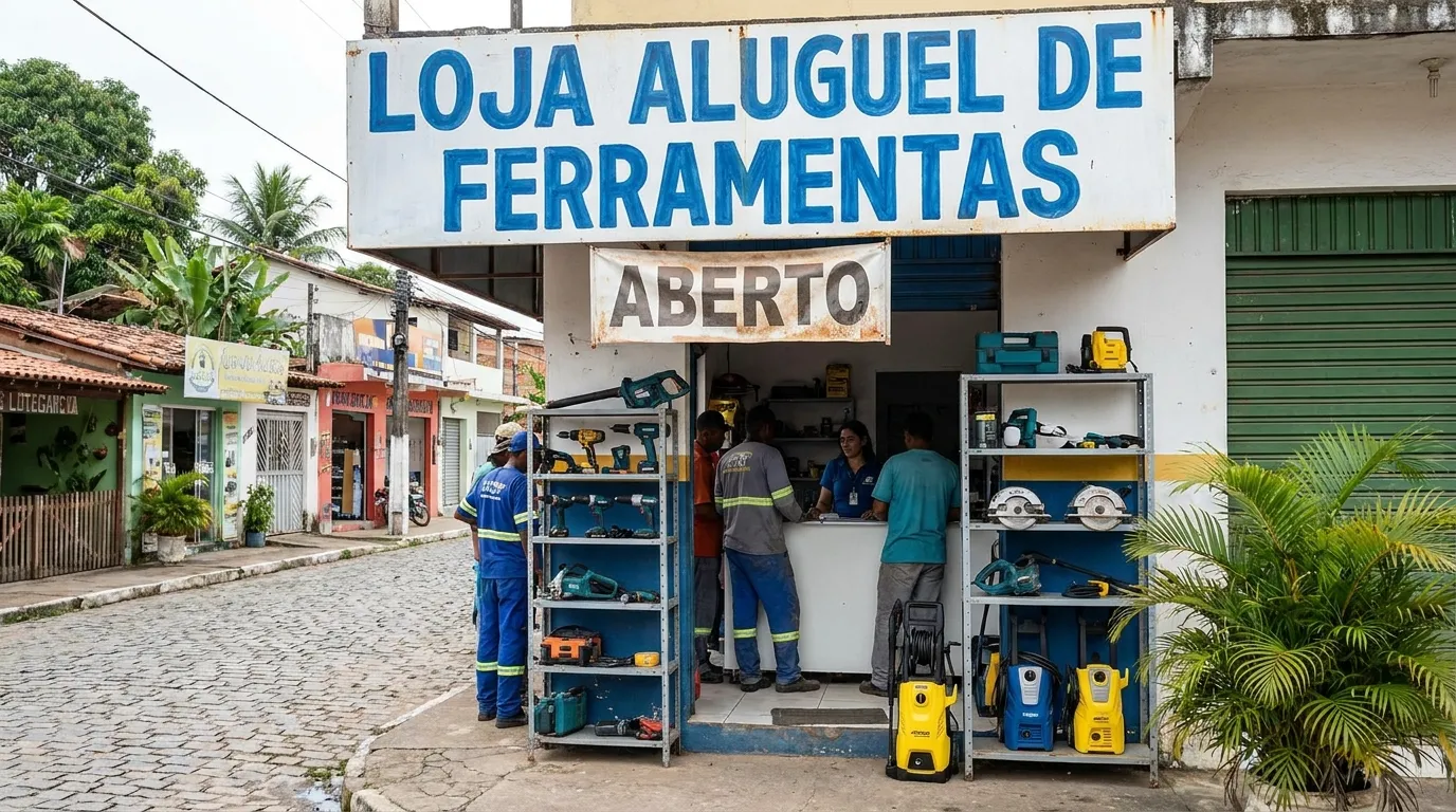 Aluguel de máquinas e ferramentas